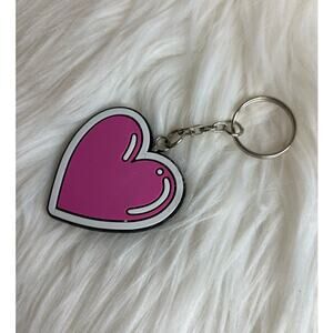 Disney Pink Heart Keychain EUC